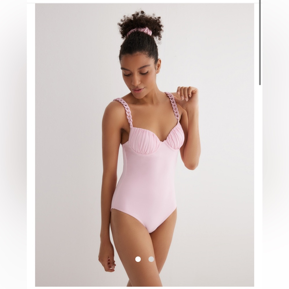 MOEVA***Pink Chain One-Piece Swimsuit**Small $300